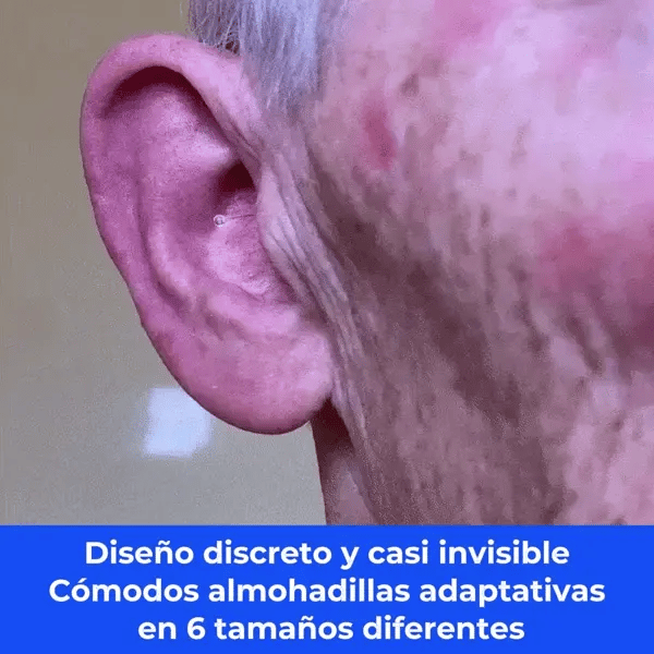 ATOM PRO 2™: Audífonos invisibles recargables para un sonido claro y sin molestias todo el día.