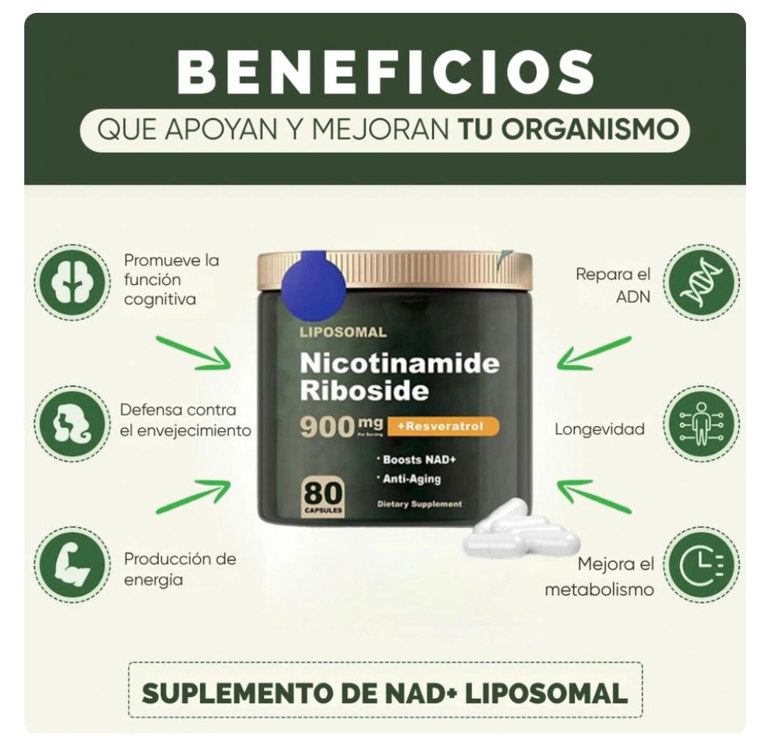 NAD+ Advanced Nicotinamida Ribósico + Resveratrol