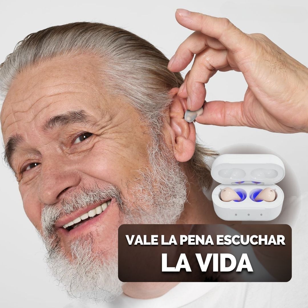 ATOM PRO 2™: Audífonos invisibles recargables para un sonido claro y sin molestias todo el día.